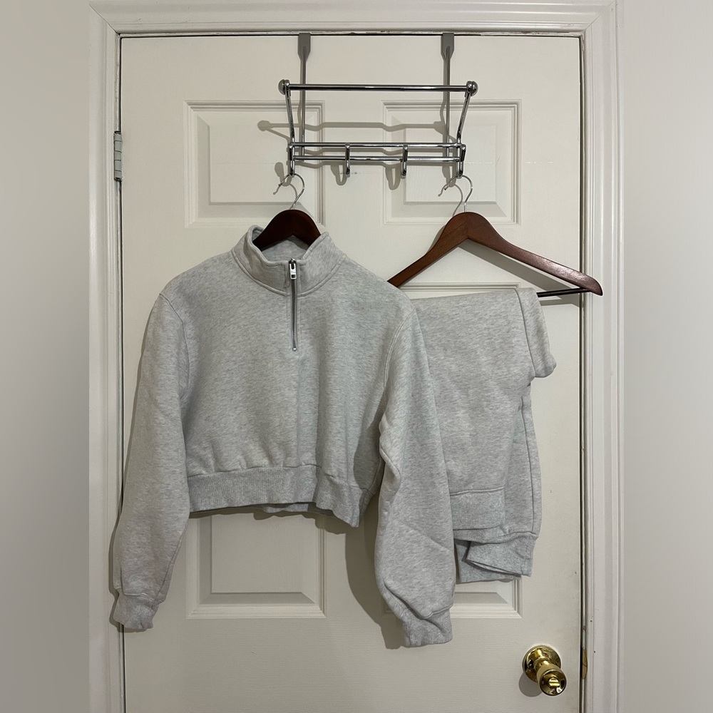 Aritzia Tna Track Suit Cozy AF Fleece